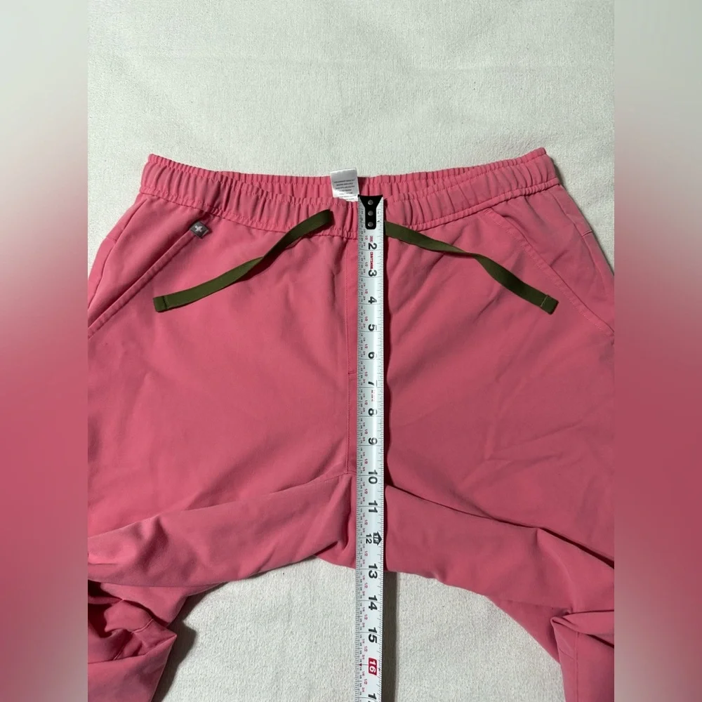 FIGS Tansen‎ Scrub Pants Mens Medium Jogger Elastic Waist Drawstring Pocket Pink